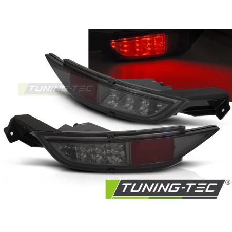 Feux antibrouillard LED fumés pour Ford Fiesta MK7 08-16 Feux antibrouillard LED fumés pour Ford Fiesta MK7 08-16