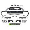 Pare-chocs arrière sport PDC noir compatible W213 20-23 4D Pare-chocs arrière sport PDC noir compatible W213 20-23 4D