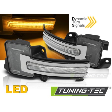 Clignotant latéral séquentiel dans le rétroviseur LED blanc pour HONDA CIVIC X 16-21 Clignotant latéral séquentiel dans le rétroviseur LED blanc pour HONDA CIVIC X 16-21