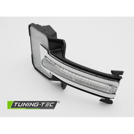 Clignotant latéral séquentiel dans le rétroviseur LED blanc pour HONDA CIVIC X 16-21 Clignotant latéral séquentiel dans le rétroviseur LED blanc pour HONDA CIVIC X 16-21
