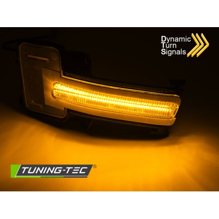 Clignotant latéral séquentiel dans le rétroviseur LED blanc pour HONDA CIVIC X 16-21 Clignotant latéral séquentiel dans le rétroviseur LED blanc pour HONDA CIVIC X 16-21