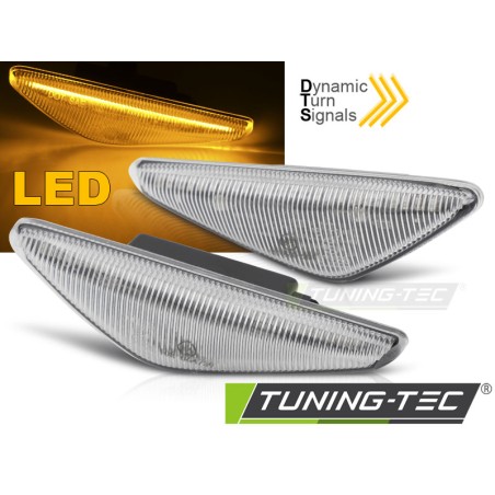 Clignotant latéral chromé LED séquentiel pour BMW E46 Coupé 03-06