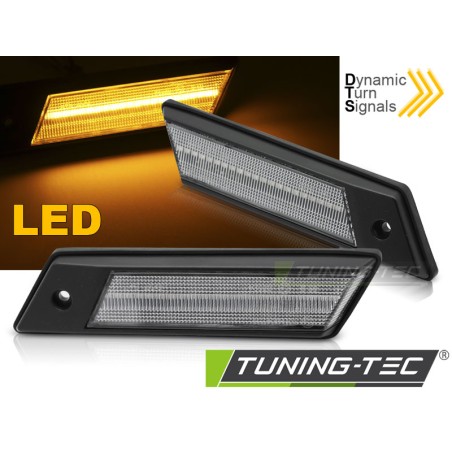 Clignotant latéral chromé LED séquentiel compatible BMW E30/E28/E24/E23 Clignotant latéral chromé LED séquentiel compatible BMW E30/E28/E24/E23