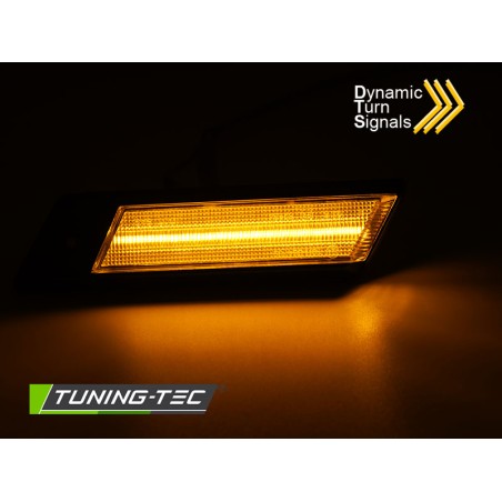 Clignotant latéral chromé LED séquentiel compatible BMW E30/E28/E24/E23 Clignotant latéral chromé LED séquentiel compatible BMW E30/E28/E24/E23