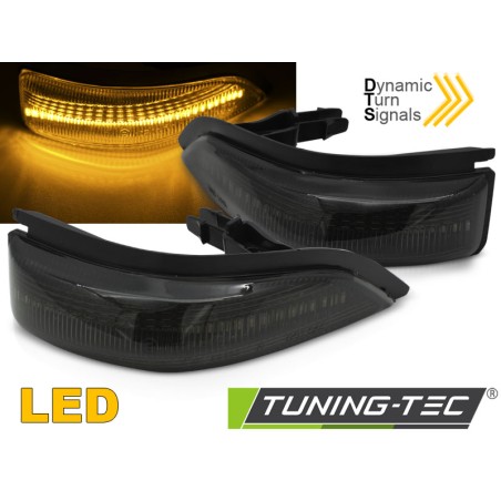 Clignotant Latéral dans le Rétroviseur LED Fumé pour TOYOTA YARIS III 11-19 Clignotant Latéral dans le Rétroviseur LED Fumé pour TOYOTA YARIS III 11-19