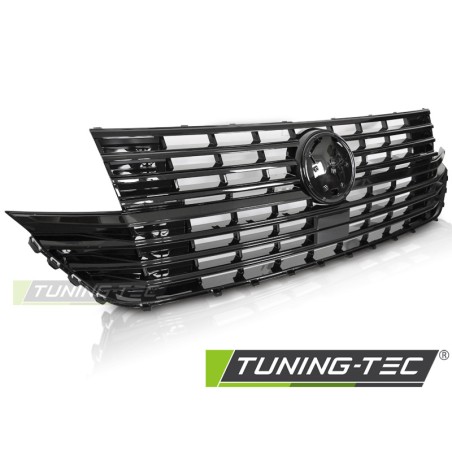 Grille noire brillante avec base logo compatible VW T6.1 20- Grille noire brillante avec base logo compatible VW T6.1 20-
