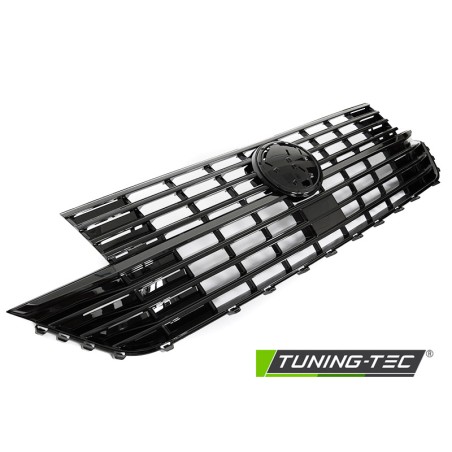 Grille noire brillante avec base logo compatible VW T6.1 20- Grille noire brillante avec base logo compatible VW T6.1 20-