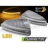 Clignotant latéral dans le rétroviseur LED blanc séquentiel pour MERCEDES VITO W204 W164 Clignotant latéral dans le rétroviseur LED blanc séquentiel pour MERCEDES VITO W204 W164