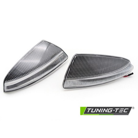 Clignotant latéral dans le rétroviseur LED blanc séquentiel pour MERCEDES VITO W204 W164 Clignotant latéral dans le rétroviseur LED blanc séquentiel pour MERCEDES VITO W204 W164