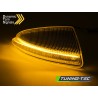 Clignotant latéral dans le rétroviseur LED blanc séquentiel pour MERCEDES VITO W204 W164 Clignotant latéral dans le rétroviseur LED blanc séquentiel pour MERCEDES VITO W204 W164