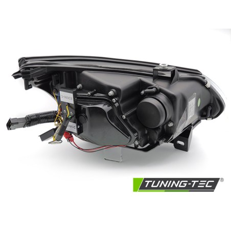 Phares Xénon D1S Angel Eyes Noir Indicateur LED pour BMW E60/E61 05-07 Phares Xénon D1S Angel Eyes Noir Indicateur LED pour BMW E60/E61 05-07