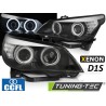 Phares Xénon D1S CCFL Angel Eyes Noir Indicateur LED pour BMW E60/E61 05-07 Phares Xénon D1S CCFL Angel Eyes Noir Indicateur LED pour BMW E60/E61 05-07