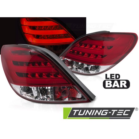 PEUGEOT 207 3D/5D 05.06-06.09 LED BAR ROUGE BLANC