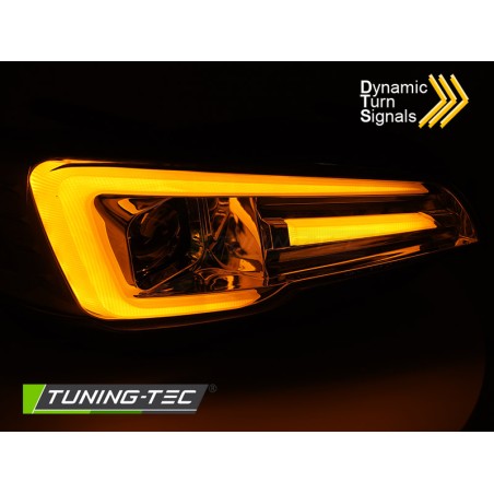 Phares LED DRL Chrome pour SUBARU WRX 14-22 Phares LED DRL Chrome pour SUBARU WRX 14-22