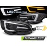 Phares LED DRL noirs pour SUBARU WRX 14-22 Phares LED DRL noirs pour SUBARU WRX 14-22