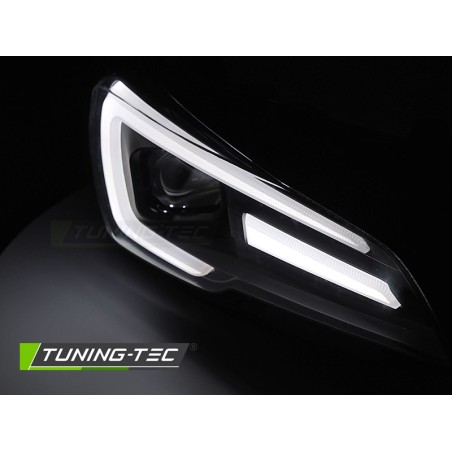 Phares LED DRL noirs pour SUBARU WRX 14-22 Phares LED DRL noirs pour SUBARU WRX 14-22