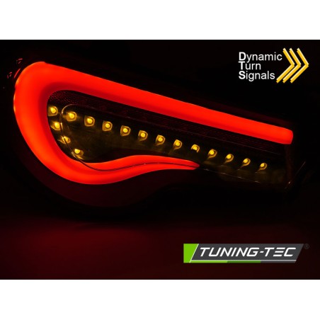 TOYOTA GT86 12-21 LED BAR ROUGE BLANC SÉQUENTIEL