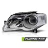 Phares chromés côté gauche pour VW Passat B6 3C 03.05-10 Phares chromés côté gauche pour VW Passat B6 3C 03.05-10