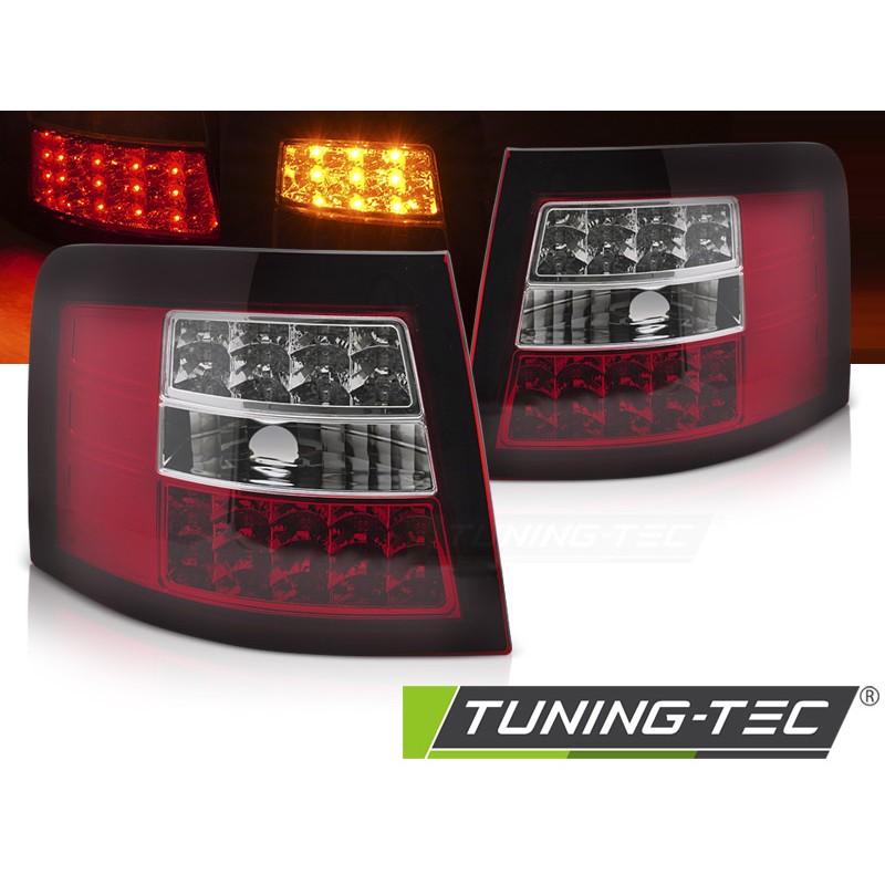 Feux arrière LED rouge blanc pour AUDI A6 05.97-05.04 AVANT Feux arrière LED rouge blanc pour AUDI A6 05.97-05.04 AVANT