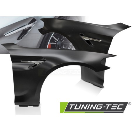 Ailes style sport avec évent latéral chromé pour BMW G30 G31 17-20 Ailes style sport avec évent latéral chromé pour BMW G30 G31 17-20