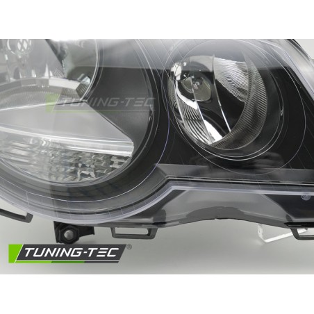 Phare noir côté droit TYC pour VW Polo 9N3 05-09