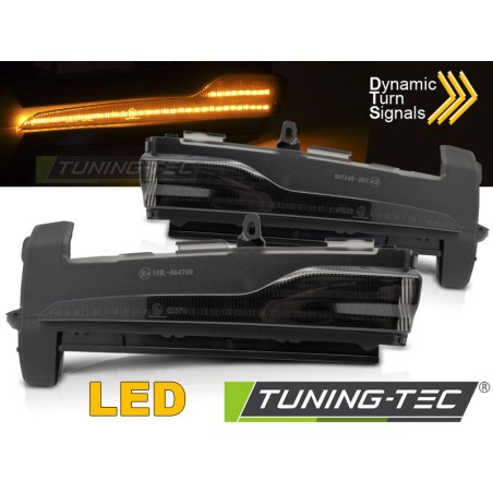 Clignotant latéral dans le rétroviseur LED fumé pour VOLVO XC60 14-17 FACELIFT Clignotant latéral dans le rétroviseur LED fumé pour VOLVO XC60 14-17 FACELIFT