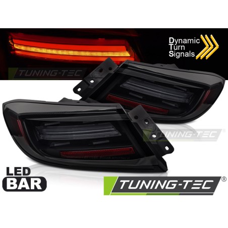 Feux arrière LED BAR noir fumé séquentiel pour TOYOTA GR86 21-