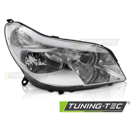 Phare chromé côté droit TYC pour CITROEN C5 04-08 Phare chromé côté droit TYC pour CITROEN C5 04-08