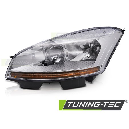 Phare chromé côté gauche TYC pour CITROEN C4 PICASSO 06-10 Phare chromé côté gauche TYC pour CITROEN C4 PICASSO 06-10
