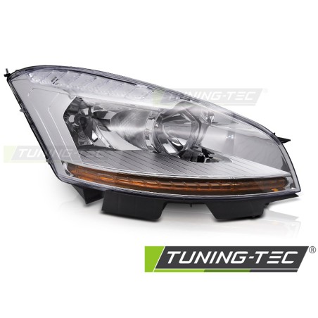Phare chromé côté droit TYC compatible CITROEN C4 PICASSO 06-10 Phare chromé côté droit TYC compatible CITROEN C4 PICASSO 06-10