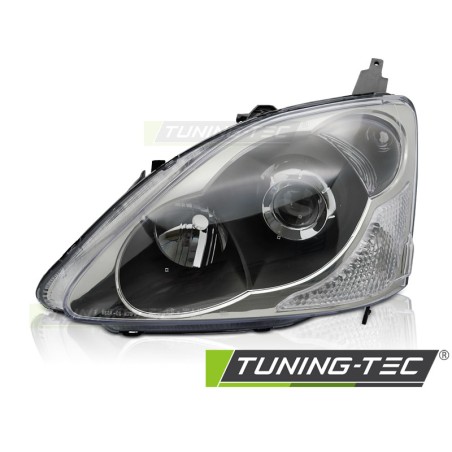 Phare noir côté gauche TYC pour HONDA CIVIC 03-06 HATCHBACK Phare noir côté gauche TYC pour HONDA CIVIC 03-06 HATCHBACK