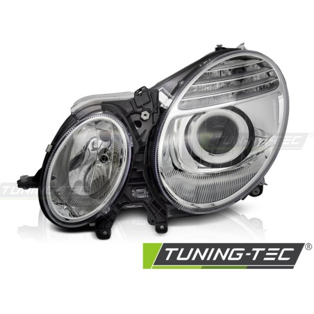 Phares chromés côté gauche TYC pour MERCEDES W211 06-09