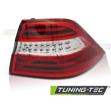 Feu arrière LED rouge blanc côté droit TYC pour MERCEDES W166 11-15 Feu arrière LED rouge blanc côté droit TYC pour MERCEDES W166 11-15