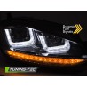 Phares séquentiels noirs avec ligne chromée pour VW Golf 7 13-17 Phares séquentiels noirs avec ligne chromée pour VW Golf 7 13-17