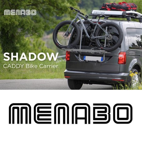 MENABO SHADOW Porte-Vélos sur hayon pour VW CADDY 5 (3 Vélos)