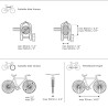 MENABO SHADOW Porte-Vélos sur hayon pour VW CADDY 5 (3 Vélos) MENABO SHADOW Porte-Vélos sur hayon pour VW CADDY 5 (3 Vélos)