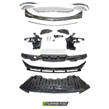 Pare-chocs avant sport chromé PDC compatible avec MERCEDES S-KLASA W222 13-17 Pare-chocs avant sport chromé PDC compatible avec MERCEDES S-KLASA W222 13-17