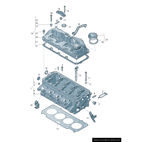 Capot de cylindre de Skoda de Skoda Skoda Skoda Skod TDI Soin Skoda Skodal Skod Capot de cylindre de Skoda de Skoda Skoda Skoda Skod TDI Soin Skoda Skodal Skod