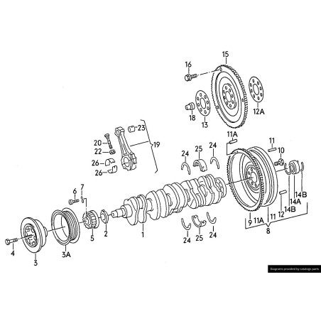 Poulie Damper pour VW T4 LT 2.5 TDI Poulie Damper pour VW T4 LT 2.5 TDI