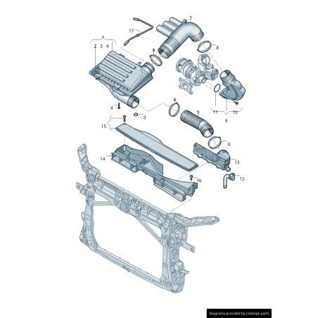 Filtre à Air Moteur Essence VW Audi 04E129620 Filtre à Air Moteur Essence VW Audi 04E129620