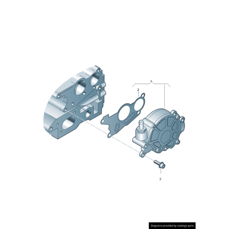 Pompe à Carburant et à Vide Diesel 2.0 TDI VW Audi Originale Pompe à Carburant et à Vide Diesel 2.0 TDI VW Audi Originale