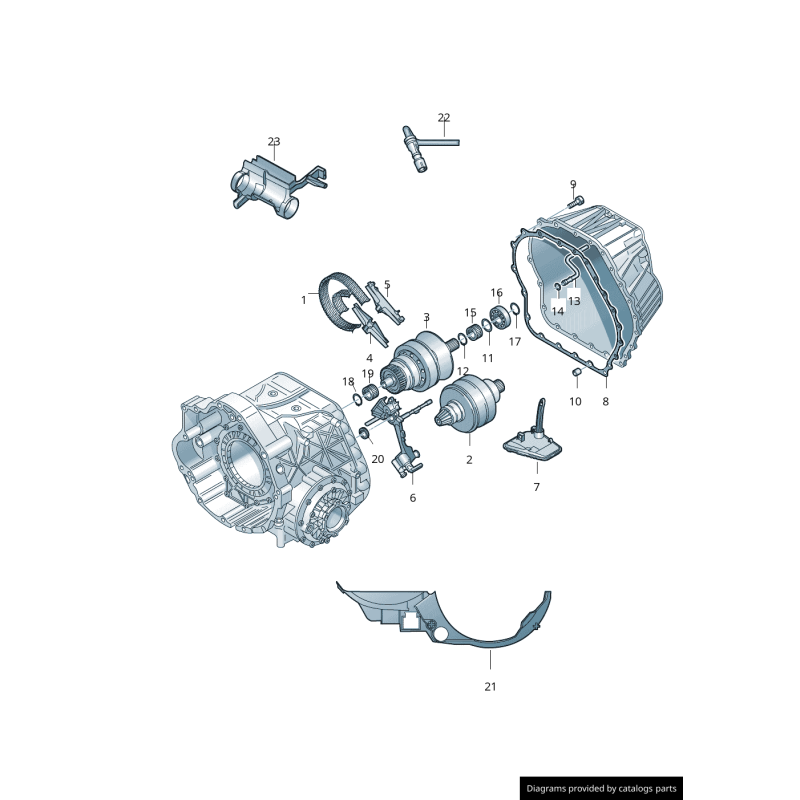 Filtre à Huile de Boîte Automatique Audi Original 01J301517D