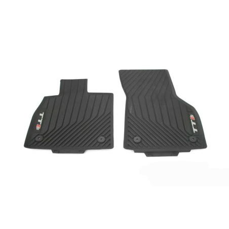 Tapis de Sol en Caoutchouc Avant Audi TTS (8S) Noir Tout Temps Tapis de Sol en Caoutchouc Avant Audi TTS (8S) Noir Tout Temps