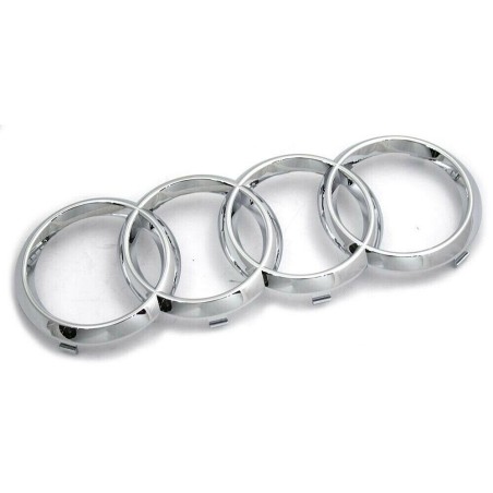 Emblème de Calandre Audi Anneaux Chromés 8P0853605 Emblème de Calandre Audi Anneaux Chromés 8P0853605