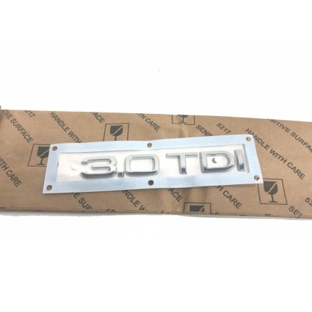Emblème Chromé Audi 3.0 TDI - Insigne et Autocollant Emblème Chromé Audi 3.0 TDI - Insigne et Autocollant
