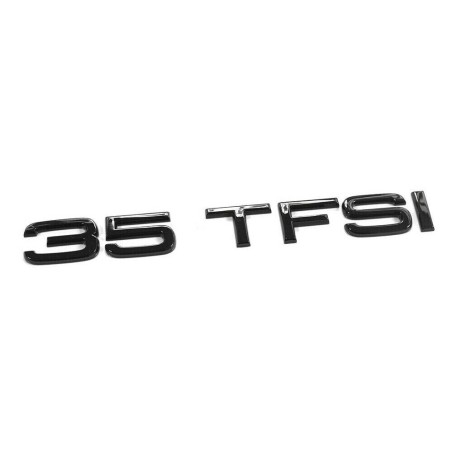 Emblème de Coffre Audi 35 TFSI Noir Édition Exclusive Tuning Emblème de Coffre Audi 35 TFSI Noir Édition Exclusive Tuning