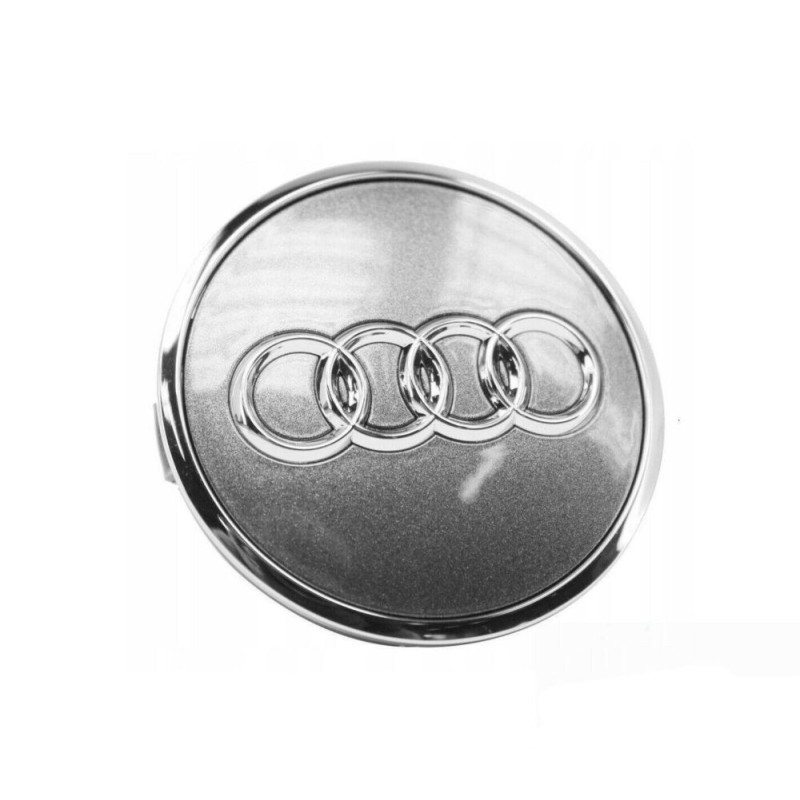 Cache moyeu Audi gris métallisé brillant 8W0601170 Cache moyeu Audi gris métallisé brillant 8W0601170