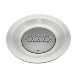 Cache moyeu Audi A4 (8E) métallique gris