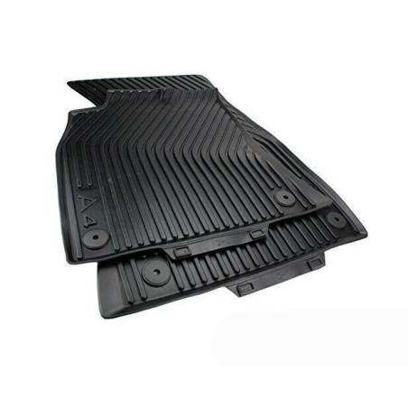 Tapis de Sol en Caoutchouc Avant 2 Pièces pour Audi A4 (B8 8K) Tapis de Sol en Caoutchouc Avant 2 Pièces pour Audi A4 (B8 8K)