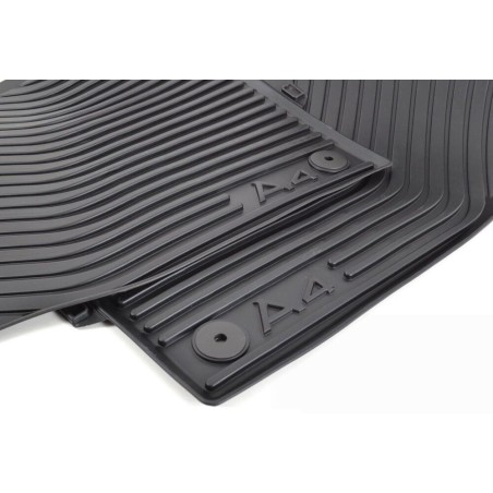 Tapis de Sol en Caoutchouc Avant 2 Pièces pour Audi A4 (B8 8K) Tapis de Sol en Caoutchouc Avant 2 Pièces pour Audi A4 (B8 8K)